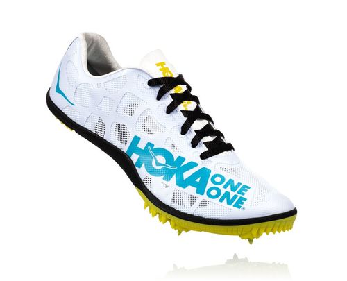 Hoka One One Herre Rocket Md Track Pigsko Svart/Cyan Norge-27FSP